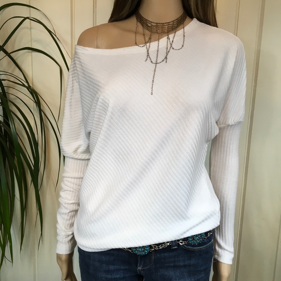 CHIC OFF SHOULDER 1 white left - Picture 5 of 6